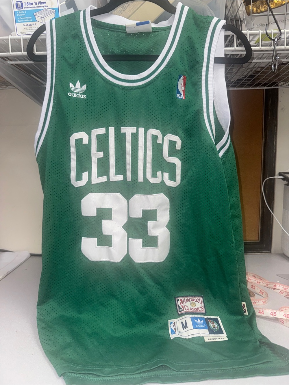 adidas Green Celtics #33 Basketball Jersey